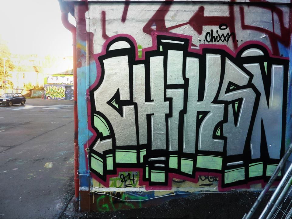 Graffiti Wall in Burg - Photo by CHIKKSN - chikksn, braunschweig, leipzig (2014)