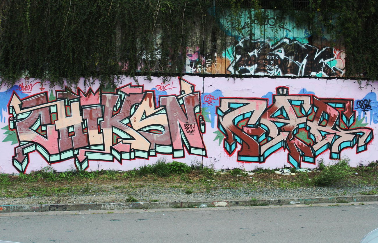 Graffiti Wall in Hildesheim - Photo by CHIKKSN (2015)
