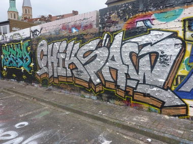 Graffiti Wall in Braunschweig - Photo by CHIKKSN - chikksn, braunschweig (2010)