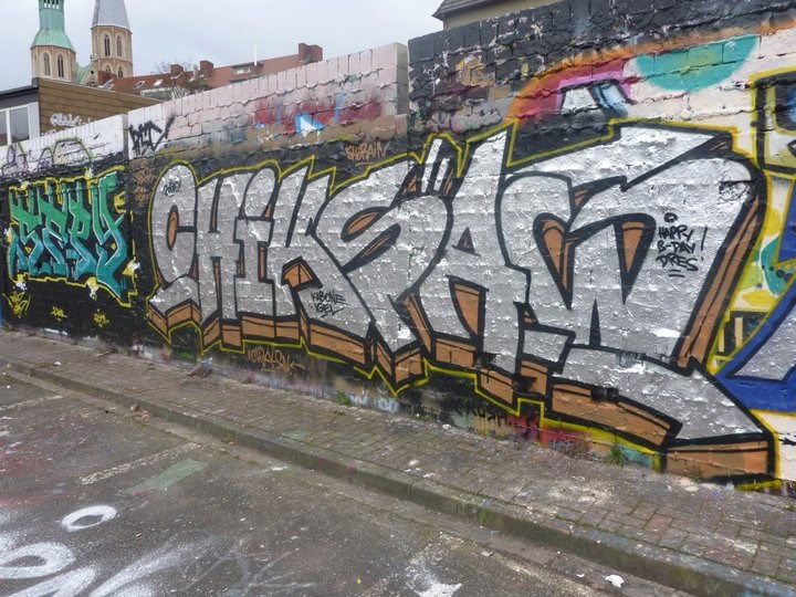 Graffiti Wall in Braunschweig - Photo by CHIKKSN - chikksn, braunschweig (2010)