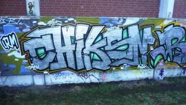Graffiti Wall in Braunschweig - Photo by CHIKKSN - chikksn, braunschweig (2013)