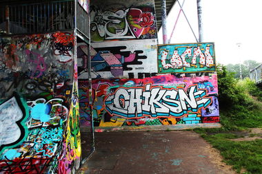 Graffiti Wall in Amsterdam - Photo by CHIKKSN (2016)