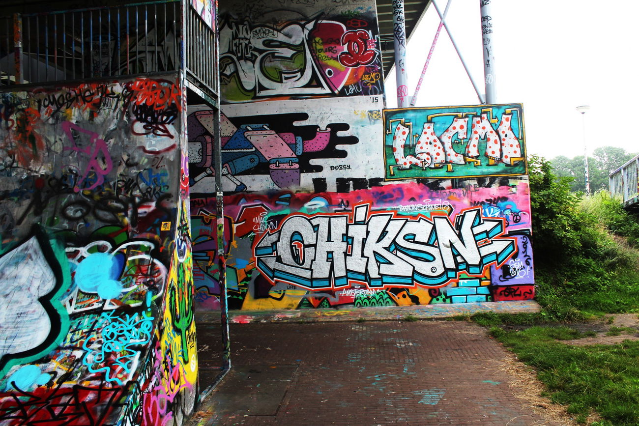 Graffiti Wall in Amsterdam - Photo by CHIKKSN (2016)