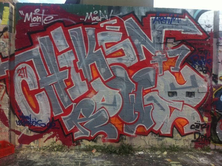 Graffiti Wall in Braunschweig - Photo by CHIKKSN - chikksn, krys, braunschweig (2011)