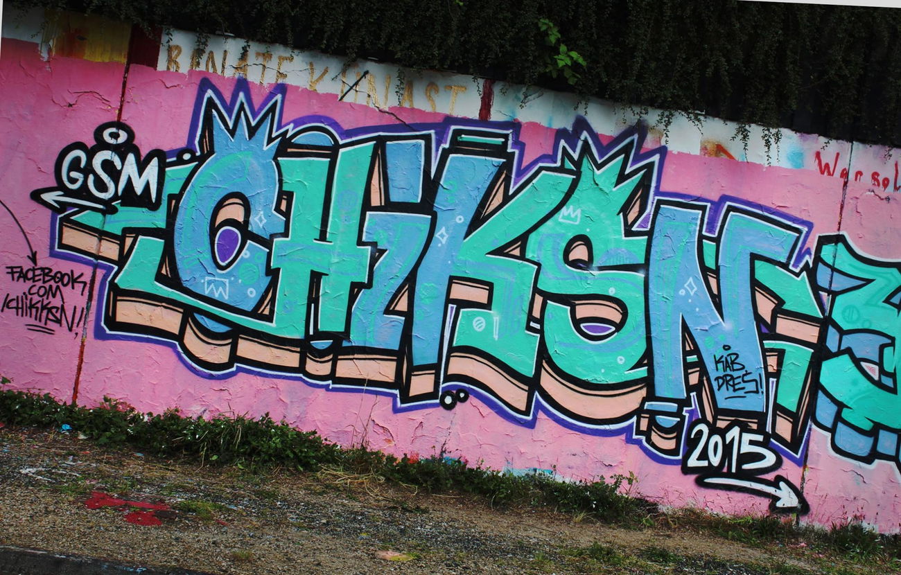 Graffiti Wall in Hildesheim - Photo by CHIKKSN (2015)