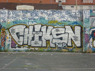 Graffiti Wall in Braunschweig - Photo by CHIKKSN - chikksn, braunschweig (2011)
