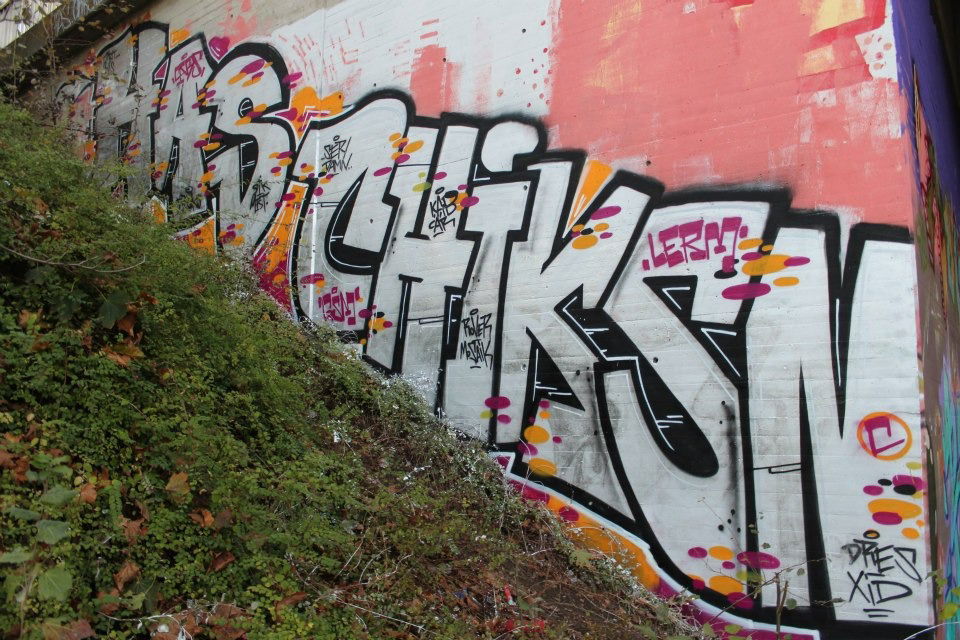 Graffiti Wall in Braunschweig - Photo by CHIKKSN - chikksn, braunschweig (2013)