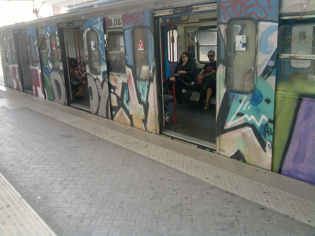 Graffiti Train in Rome - Photo by COLLECTOR - Rome, Italy (2013)