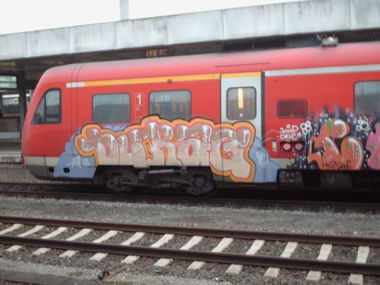 Graffiti Train in Hannover - Photo by COLLECTOR - Durag, SRH, Hannover (2011)