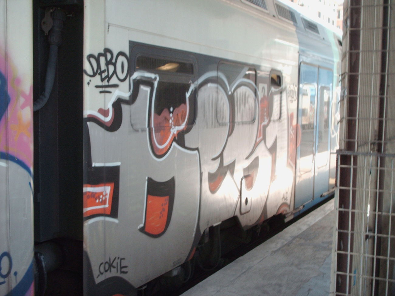 Graffiti Train in Rome - Photo by COLLECTOR - Debo, Deb1, Rome