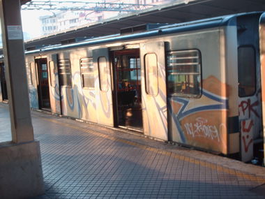 Graffiti Train in ROME - Photo by COLLECTOR - Rome, Italy, Poison