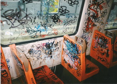 Graffiti Artwork in Brunswick - Photo by COLLECTOR - Braunschweig, Germany, Tram