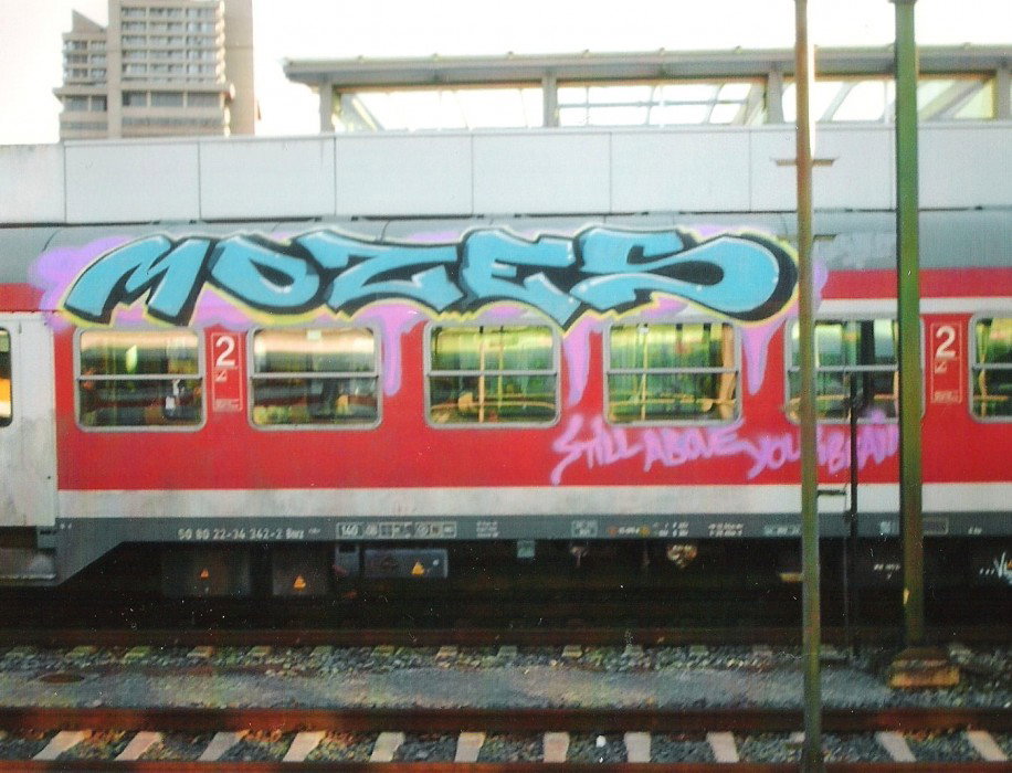 Graffiti Train in Hannover - Photo by COLLECTOR - Mozes, Moses, Hannover (2007)