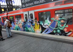 Graffiti Train in Hamburg - Photo by COLLECTOR - Agend, Hamburg (2012)