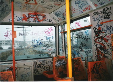 Graffiti Artwork in Brunswick - Photo by COLLECTOR - Braunschweig, Tram, Straßenbahn