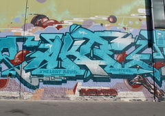 Graffiti Wall in Berlin - Photo by COLLECTOR - Akte, TLB, Painters (2012)