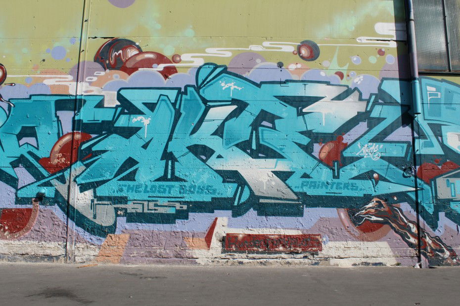 Graffiti Wall in Berlin - Photo by COLLECTOR - Akte, TLB, Painters (2012)