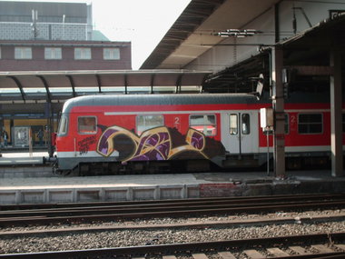 Graffiti Train in Hamburg - Photo by COLLECTOR - Mozes, Moses, Hambug