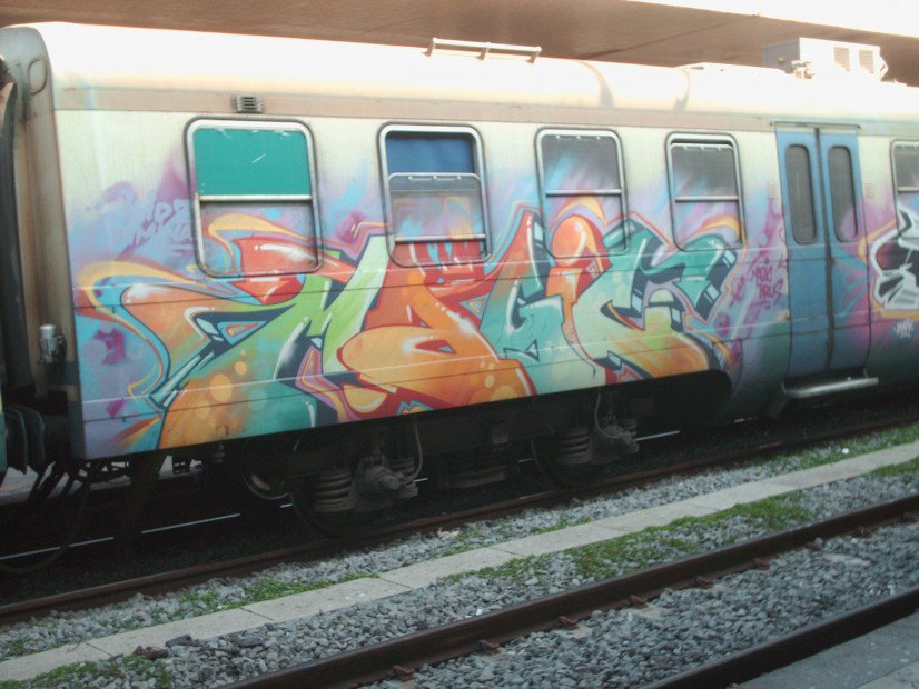 Graffiti Train in Rome - Photo by COLLECTOR - Magic, Rome, Italy (2011)