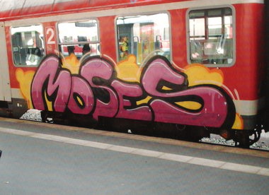 Graffiti Train in Hannover - Photo by COLLECTOR - Moses, Hannover (2007)