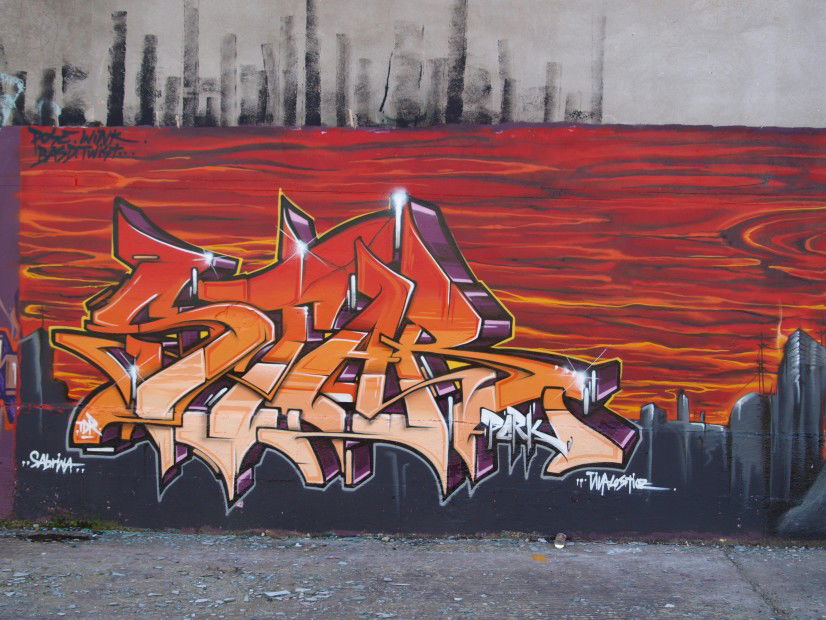 Graffiti Wall in Hansestadt Salzwedel - Photo by COLLECTOR - Star, Pork, TDR (2010)