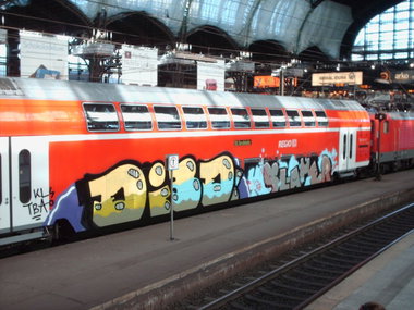 Graffiti Train in Hamburg - Photo by COLLECTOR - Died, Slayer, KL (2011)