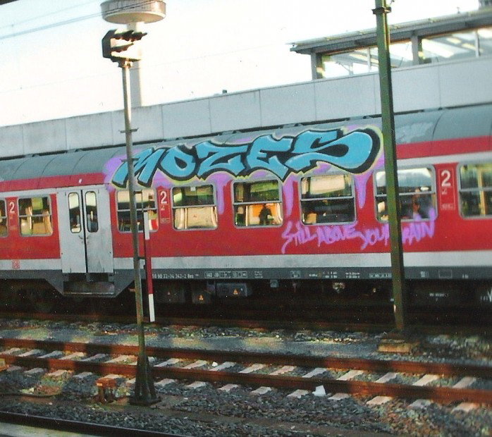 Graffiti Train in Hannover - Photo by COLLECTOR - Mozes, Moses, Hannover (2007)