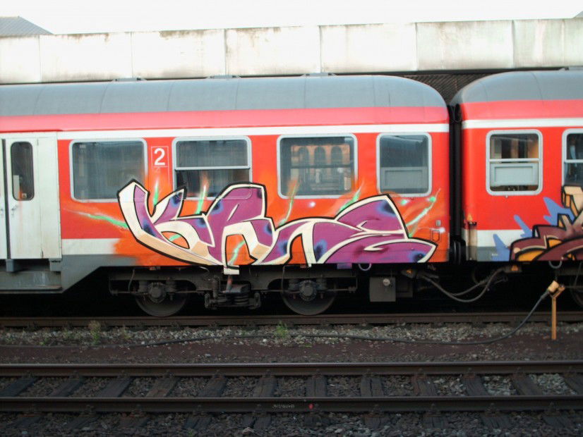 Graffiti Train in Hannover - Photo by COLLECTOR - Krieg, Hannover (2006)