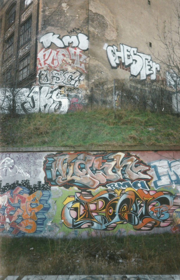 Graffiti Bombing in Berlin - Photo by COLLECTOR - Flash, Poet, GFA