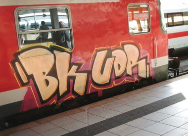 Graffiti Train in Hannover - Photo by COLLECTOR - BK, UDR (2007)