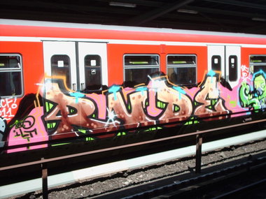 Graffiti Train in Hamburg - Photo by COLLECTOR - Rude, 180, ILT (2011)