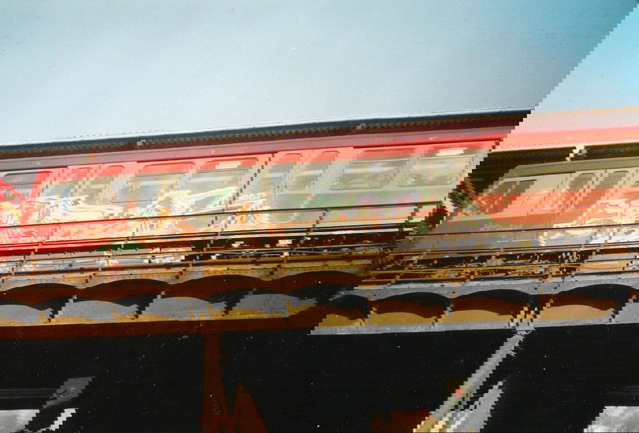 Graffiti Train in Berlin - Photo by COLLECTOR - Sekt, Four, BAD (2001)