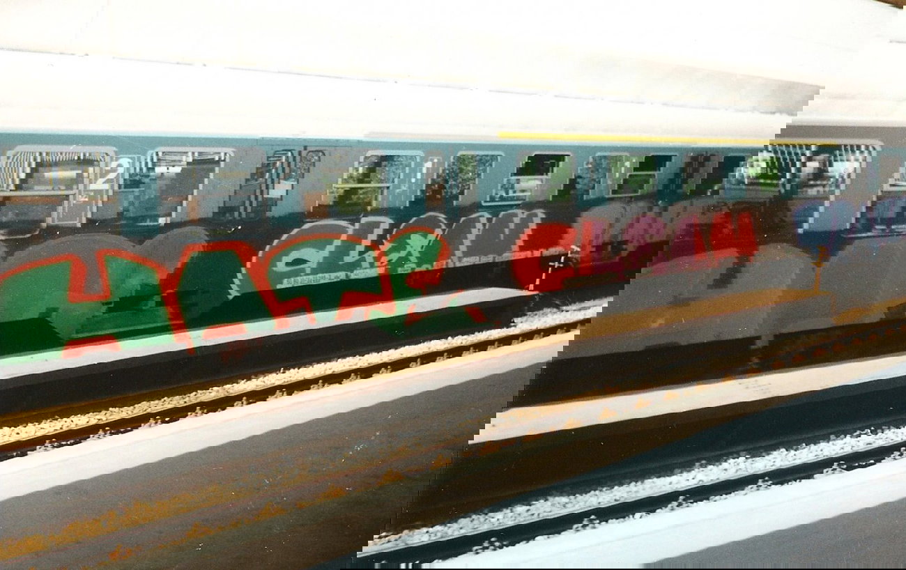 Graffiti Train in Hannover - Photo by COLLECTOR - HCT, Hannover (1995)