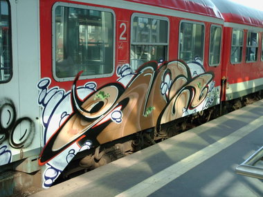Graffiti Train in Hamburg - Photo by COLLECTOR - Evil, Hamburg (2006)