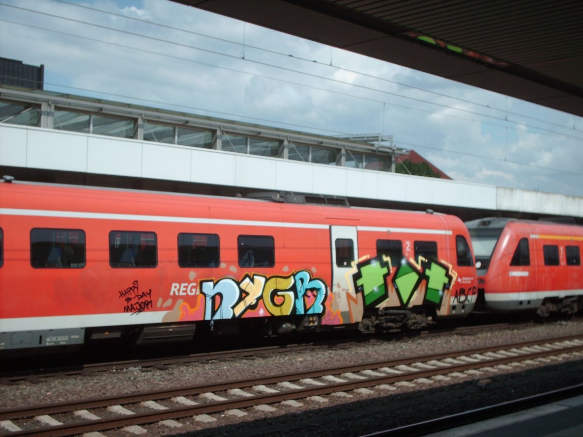 Graffiti Train in Hannover - Photo by COLLECTOR - Nygr, Tot, ABCP (2011)