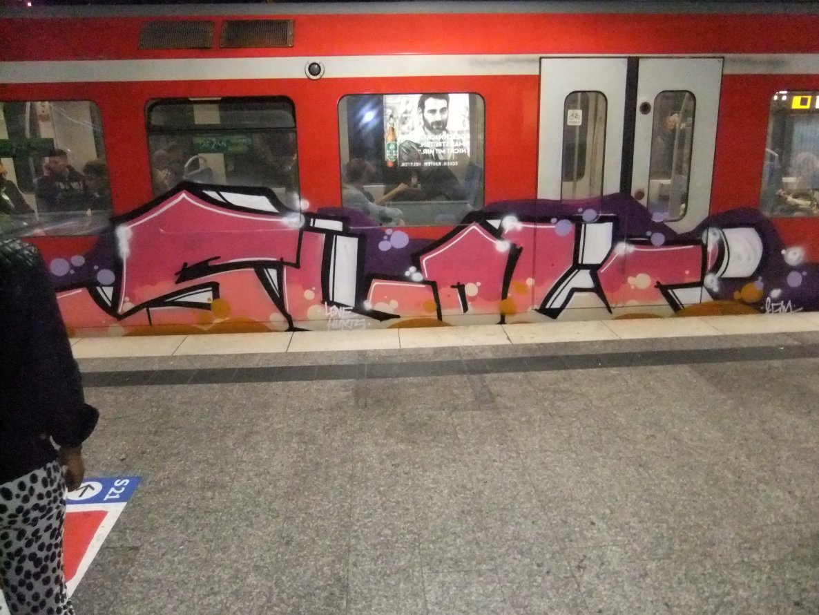 Graffiti Train in Hamburg - Photo by COLLECTOR - Slow, IGM, Hamburg (2012)