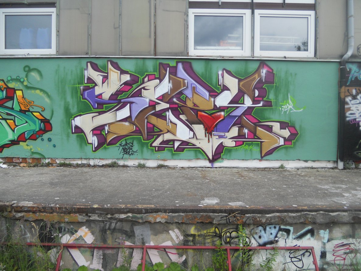 Graffiti Wall in Hansestadt Salzwedel - Photo by COLLECTOR - Sepy, Pork, TDR (2011)