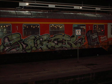 Graffiti Train in Hamburg - Photo by COLLECTOR - Toner, Hamburg (2007)