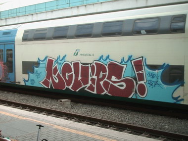 Graffiti Train in Rome - Photo by COLLECTOR - Novips, Rome