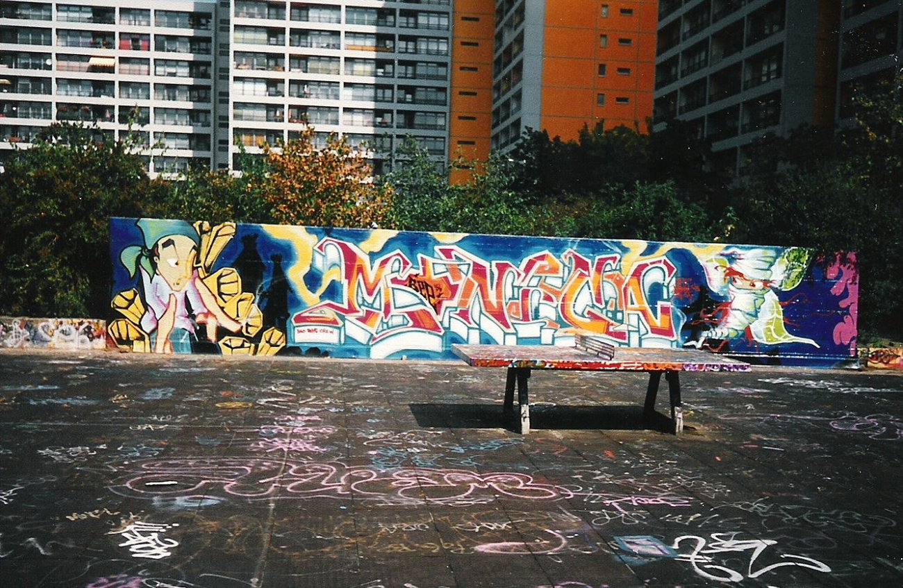 Graffiti Wall in Berlin - Photo by COLLECTOR - Monica, Jay, Jayone (1995)
