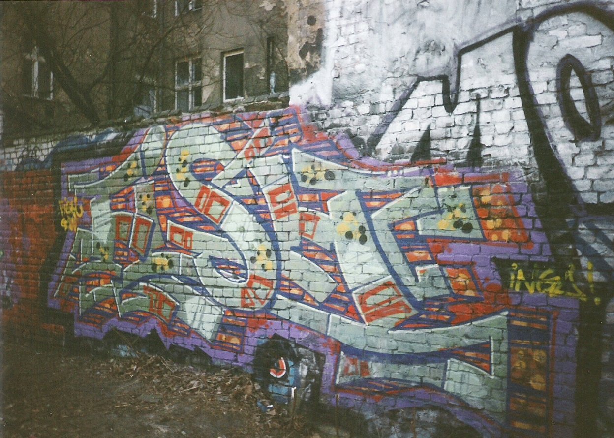Graffiti Bombing in Berlin - Photo by COLLECTOR - Fish, BFM, Berlin