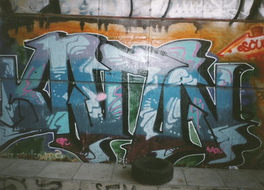 Graffiti Bombing in Berlin - Photo by COLLECTOR - Kaon, ESC, Berlin