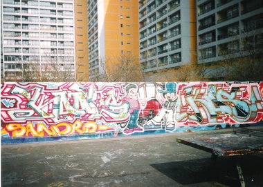 Graffiti Wall in Berlin - Photo by COLLECTOR - Kool, KoolQ, Kos (1996)