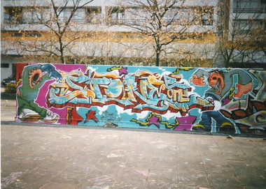 Graffiti Wall in Berlin - Photo by COLLECTOR - Stone, Berlin (1996)