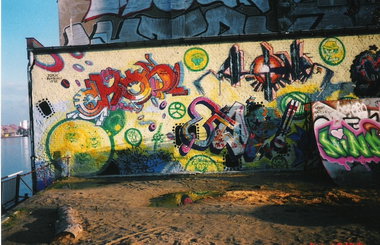 Graffiti Wall in Berlin - Photo by COLLECTOR - Cros, Alone, Berlin