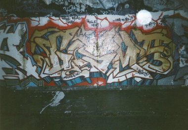Graffiti Wall in Berlin - Photo by COLLECTOR - Gismo, SAA, Mannheim (1996)