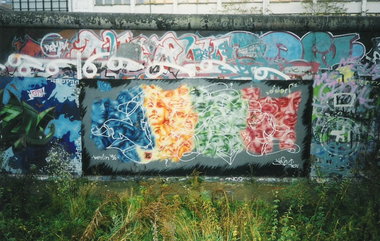 Graffiti Wall in Berlin - Photo by COLLECTOR - Nosm, RAL, Berlin (1996)
