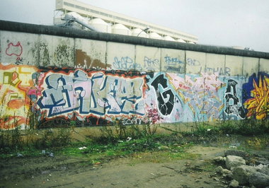 Graffiti Wall in Berlin - Photo by COLLECTOR - Inka, CMD, G5A