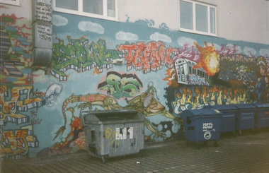 Graffiti Wall in Berlin - Photo by COLLECTOR (1995)