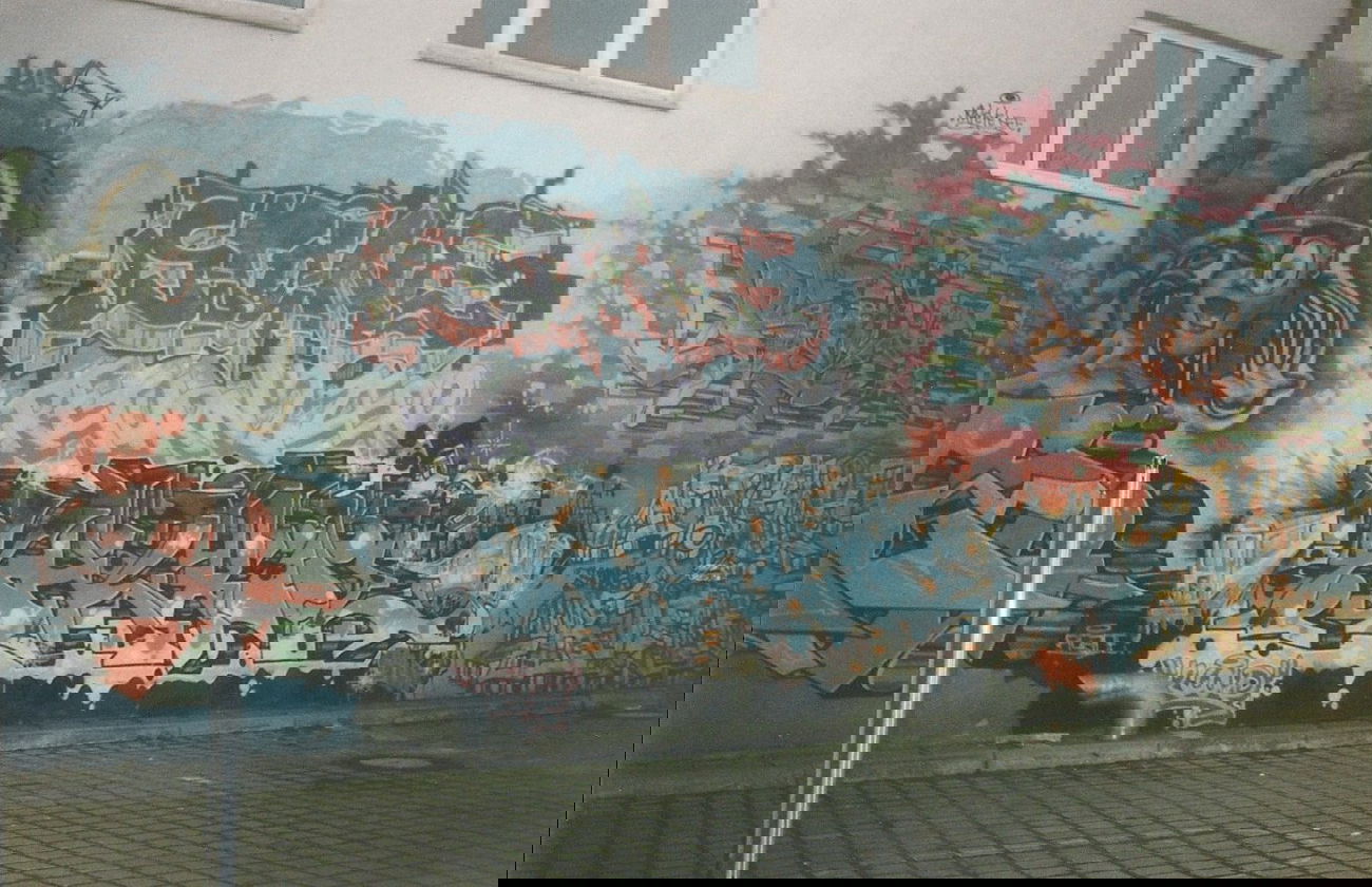 Graffiti Wall in Berlin - Photo by COLLECTOR - Stone, Kacaoe, RTZ (1995)